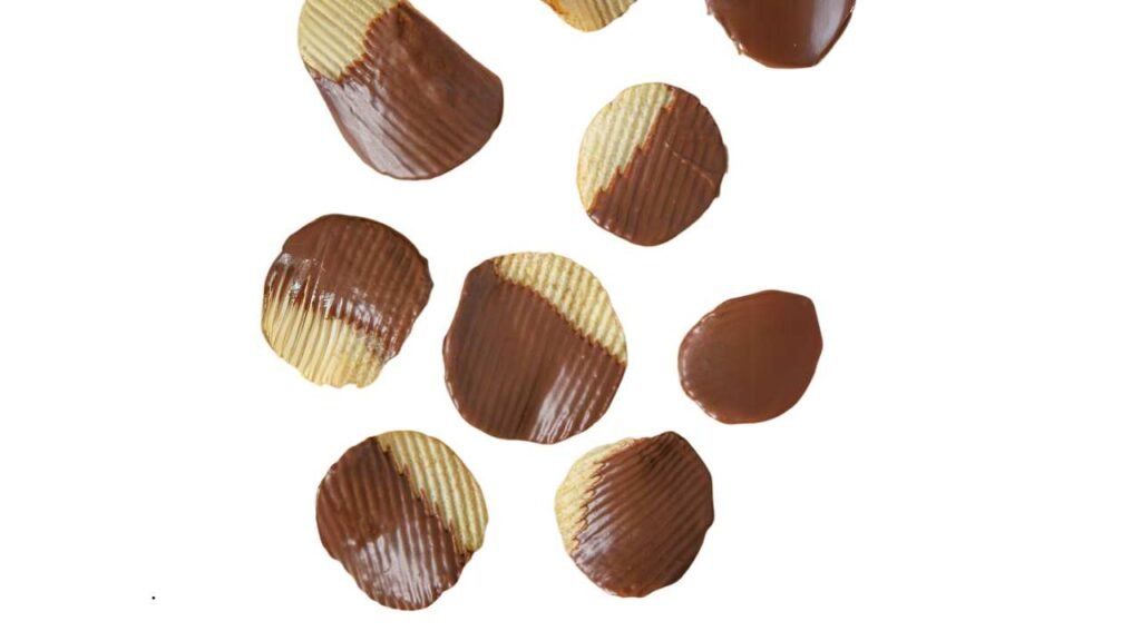 chocolate-covered potato chips